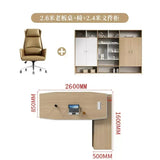 L Shaped Executive Boss Office Desk Reception Corner