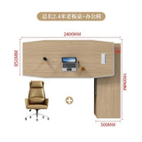 L Shaped Executive Boss Office Desk Reception Corner