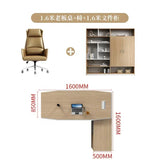 L Shaped Executive Boss Office Desk Reception Corner