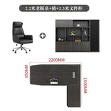 L Shaped Executive Boss Office Desk Reception Corner