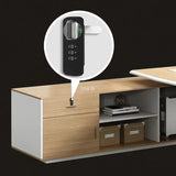 L Shaped Executive Boss Office Desk Reception Corner