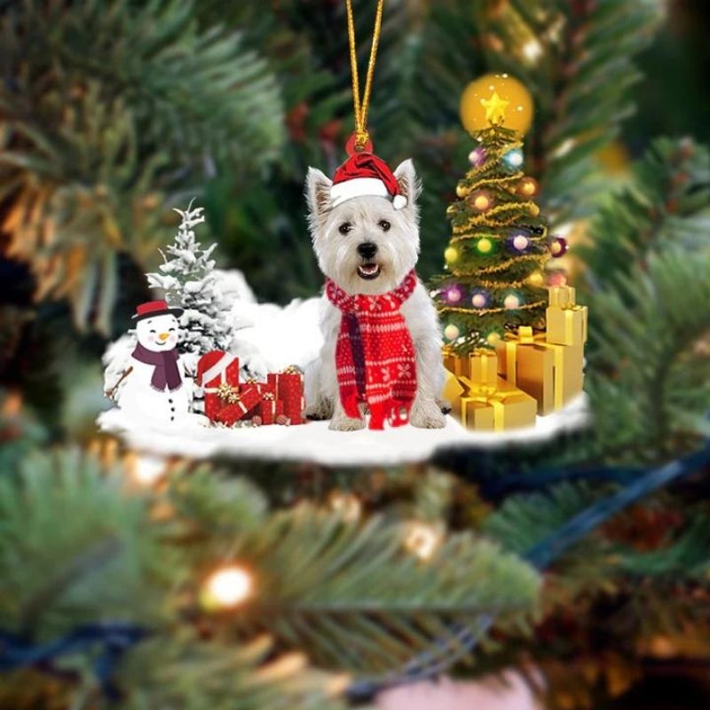West Highland White TerrierWestie Christmas Ornament SM066
