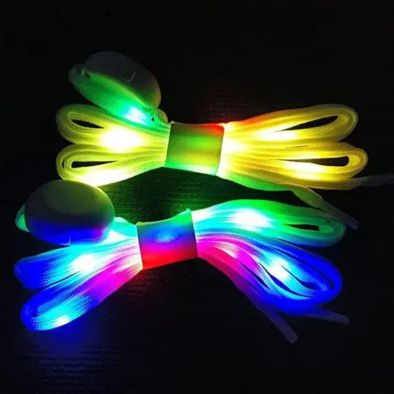 LED Sport Shoelaces Night Luminous Shoelaces Glow Shoe