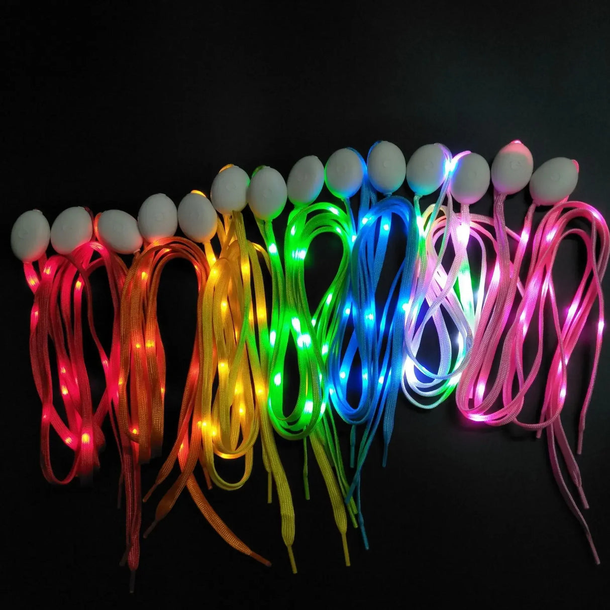 LED Sport Shoelaces Night Luminous Shoelaces Glow Shoe