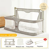 LEEOEEEVEE Simple Lightweight Baby Cot Dual-use Comfortable Toddler