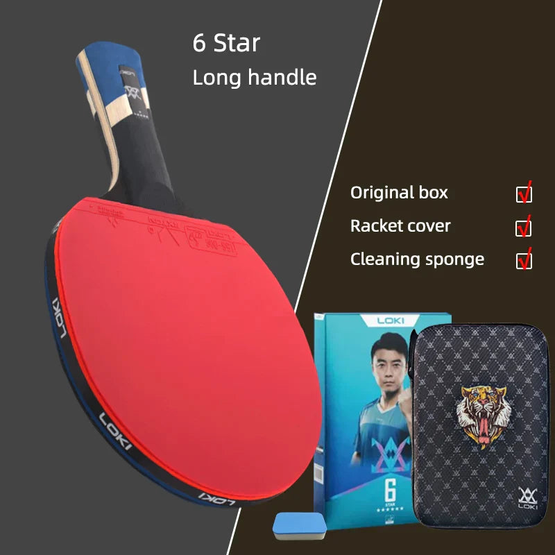 LOKI 9 Star Table Tennis Racket Professional 5+2