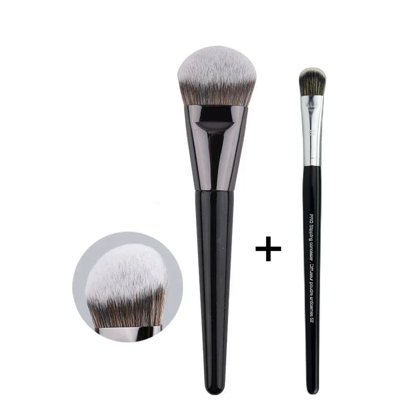 LOYBJ Professional Foundation Brush 47 Broom Head Liquid