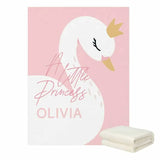 LVYZIHO Pink Cute Swan Crib Sheet Set, Custom