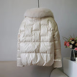 Lagabogy 2023 New Winter Women Real Fox Fur