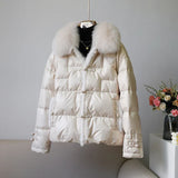 Lagabogy 2023 New Winter Women Real Fox Fur