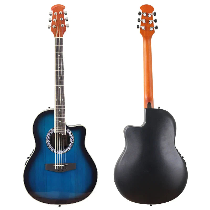 Laminated Spruce wood Electric Acoustic Guitar 6 Strings