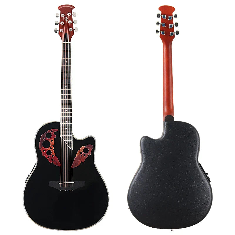 Laminated Spruce wood Electric Acoustic Guitar 6 Strings