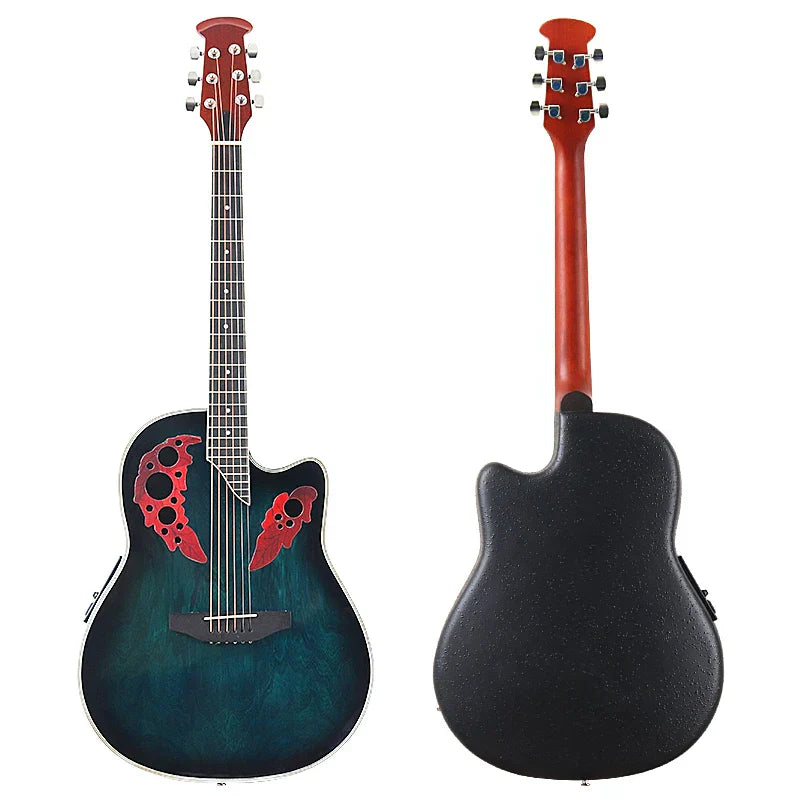 Laminated Spruce wood Electric Acoustic Guitar 6 Strings