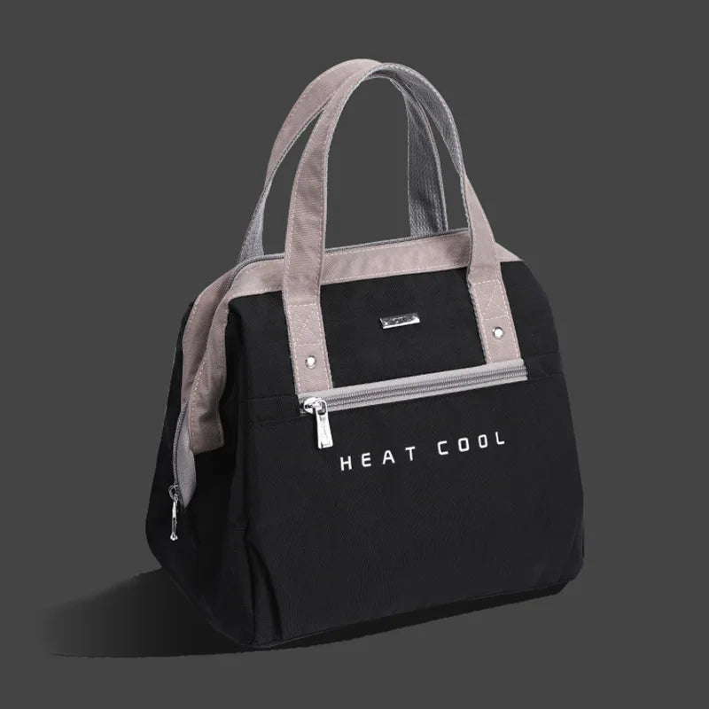 Large Lunch Bag Women Waterproof Concise Convenient Fresh Cooler Bags Thermal Breakfast Food Box Portable Picnic Travel WY280