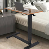 Large Rolling Overbed Laptop Desk Height Adjustable Table