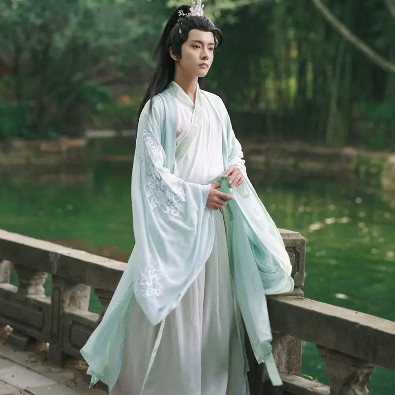 Large Size 3XL Hanfu Men Chinese Traditional Cosplay