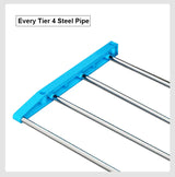 Layer Stackable Shoe Hanger Creative Foldable Space Saving