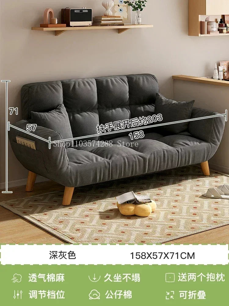 Lazy Couch Sofa Futon Nordic Bedroom Children Recliner