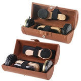 Leather shoes care set of 6 pieces shoehorn