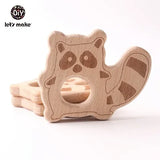 Let's Make 20pcs/lot Food Grade Beech Wooden Teethers