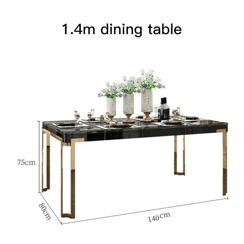 Light Luxury Dining Modern Table For Large Apartment