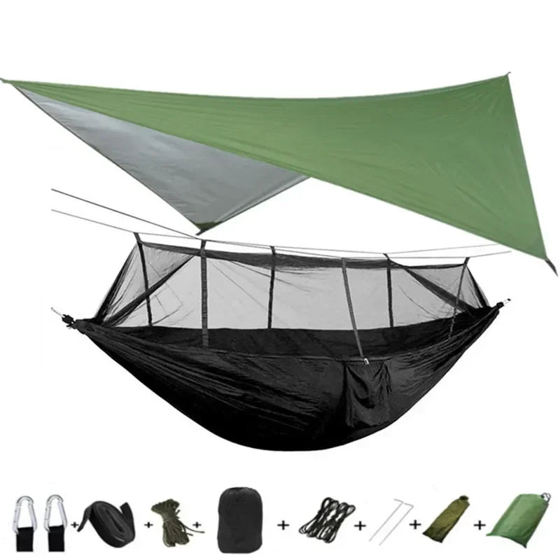 Lightweight Portable Camping Hammock and Tent Awning Rain