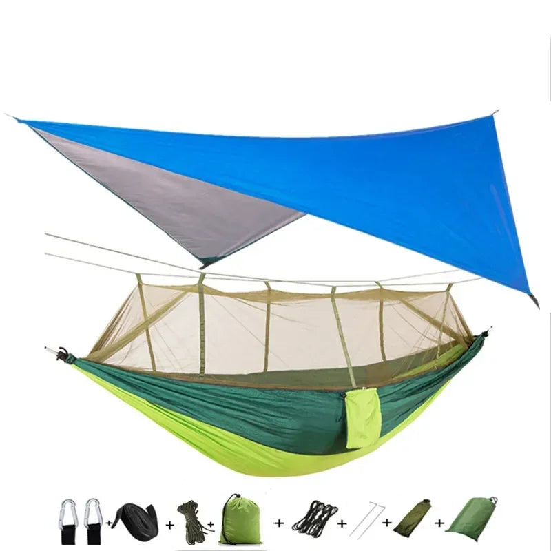 Lightweight Portable Camping Hammock and Tent Awning Rain