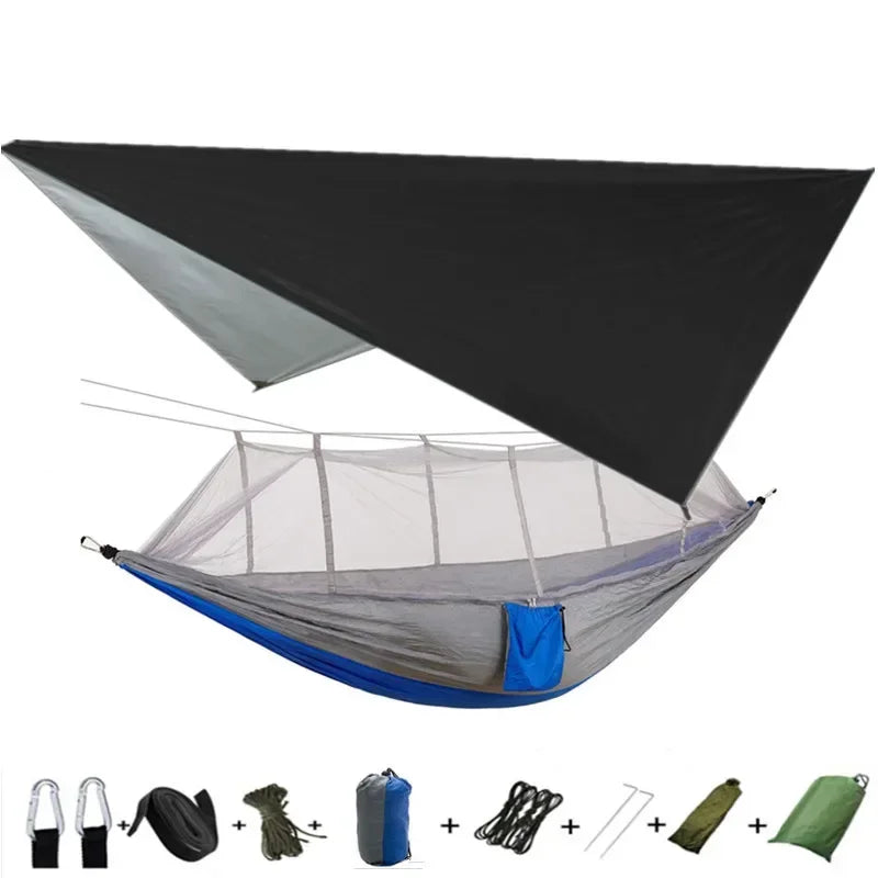 Lightweight Portable Camping Hammock and Tent Awning Rain