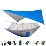 Lightweight Portable Camping Hammock and Tent Awning Rain