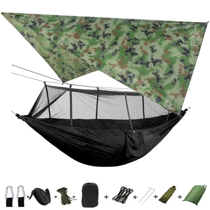 Lightweight Portable Camping Hammock and Tent Awning Rain