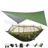 Lightweight Portable Camping Hammock and Tent Awning Rain