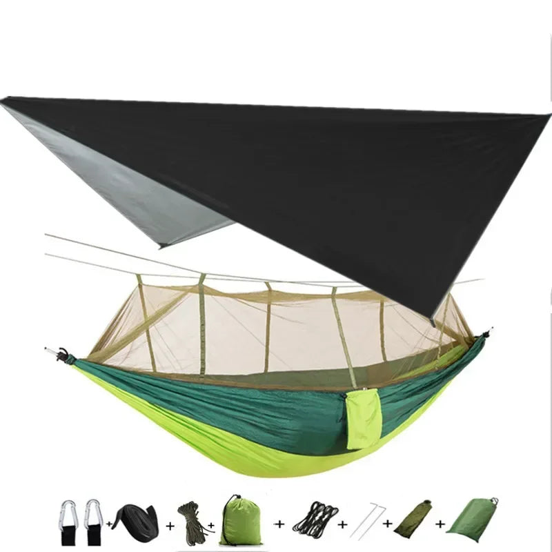 Lightweight Portable Camping Hammock and Tent Awning Rain