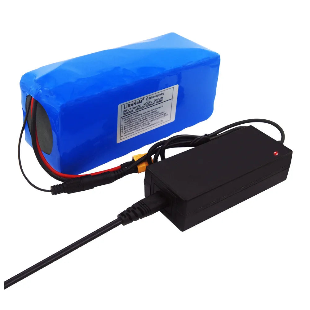 LiitoKala 36V 12AH Electric Bike Battery Built in