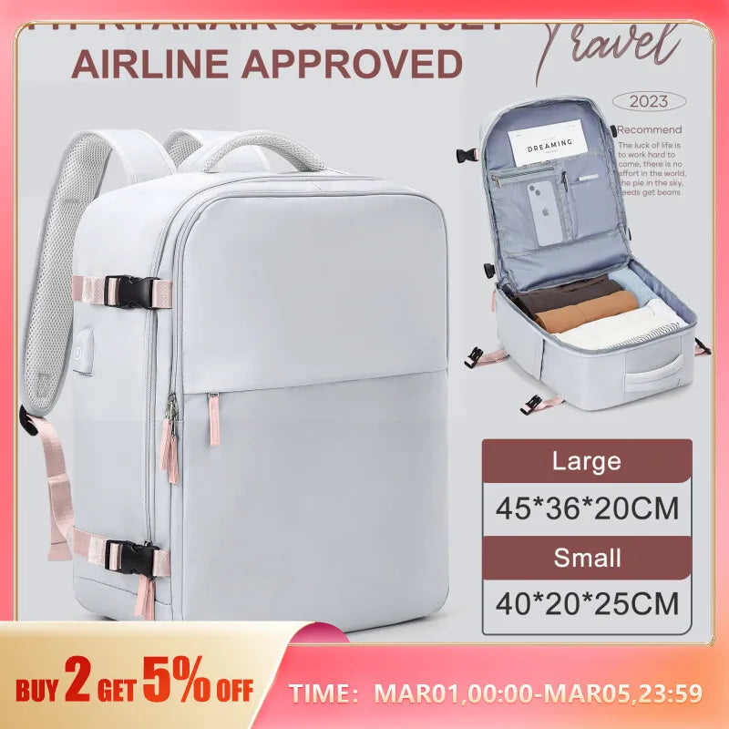 Likros Cabin Bag Ryanair 40x20x25 Easyjet 45x36x20 Backpack
