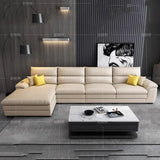 Living Room Leather Sofa Modern Lazy Recliner Theater