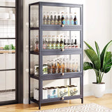 Living Room Simple Bar Wine Storage Rack Cabinet