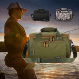 Lixada Men Fishing Bag Fishing Reel Lure Storage