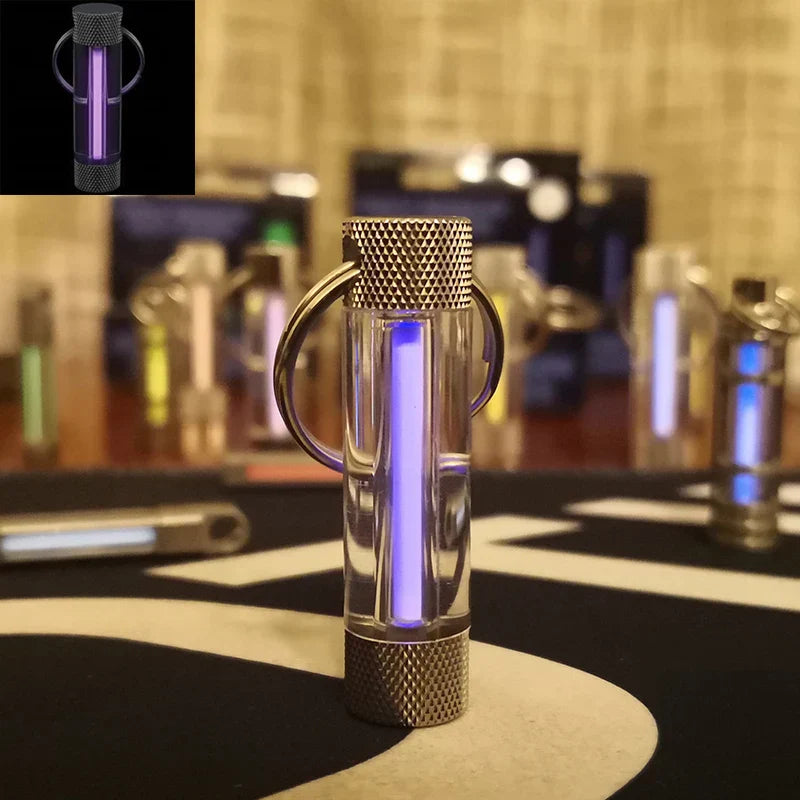 Luminous Lights Lamp keychain Tool Automatic Light Key