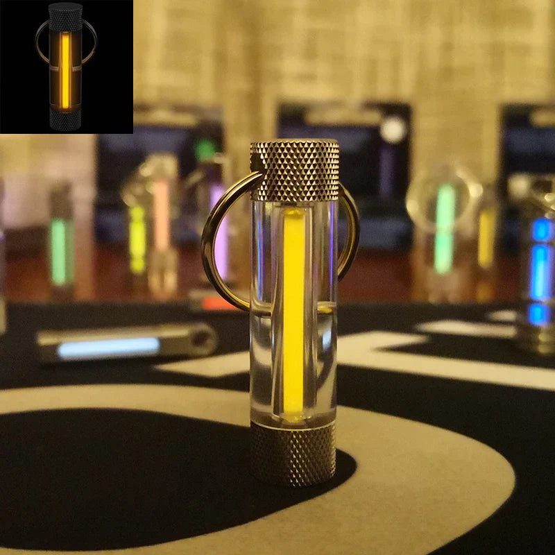 Luminous Lights Lamp keychain Tool Automatic Light Key