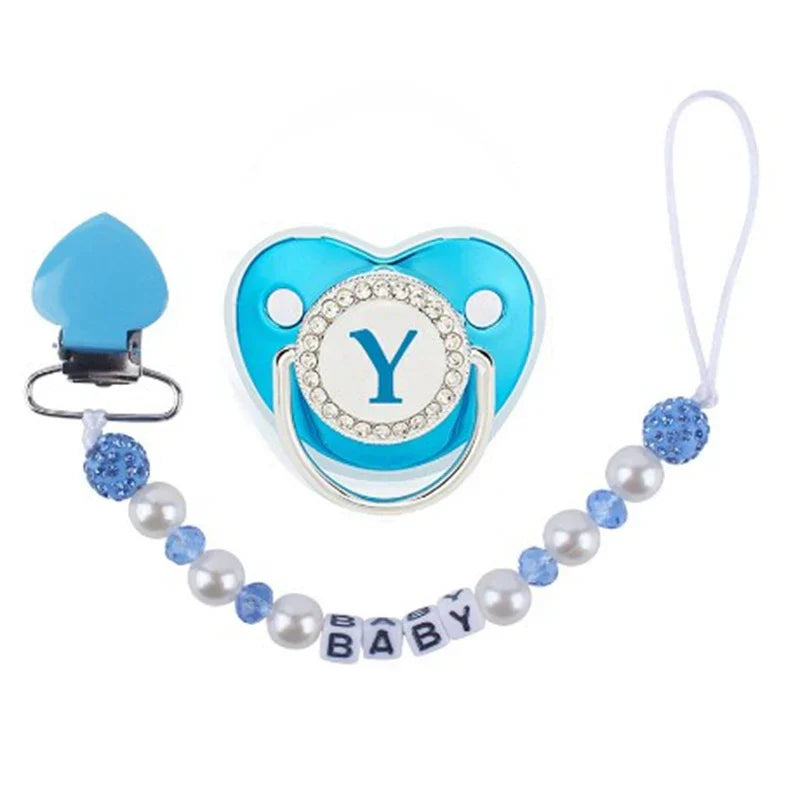 Luxury Blue And Pink Baby Pacifier BPA Free