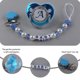 Luxury Blue And Pink Baby Pacifier BPA Free