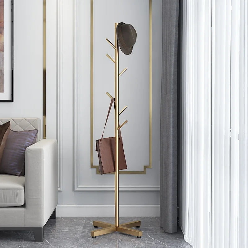 Luxury Coat Rack Floor Standing Clothes Hanger 8