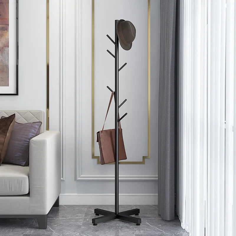 Luxury Coat Rack Floor Standing Clothes Hanger 8
