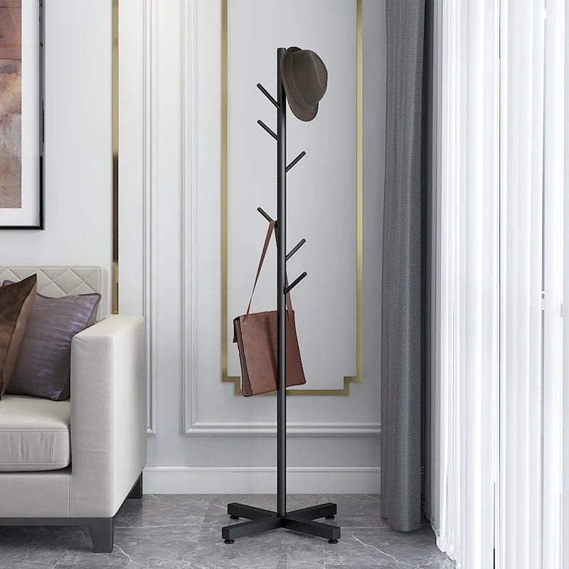 Luxury Coat Rack Floor Standing Clothes Hanger 8