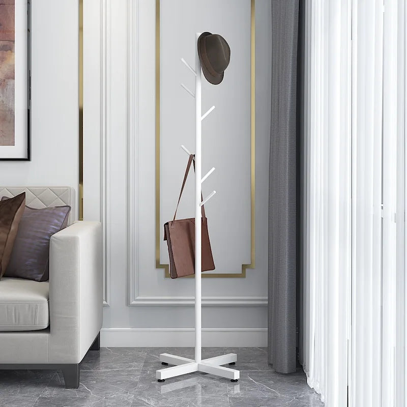 Luxury Coat Rack Floor Standing Clothes Hanger 8