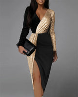 Luxury High Waist Party Evening Midi Dresses for