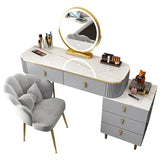 Luxury Laden Dressing Table Mirror Led Wood Mobile