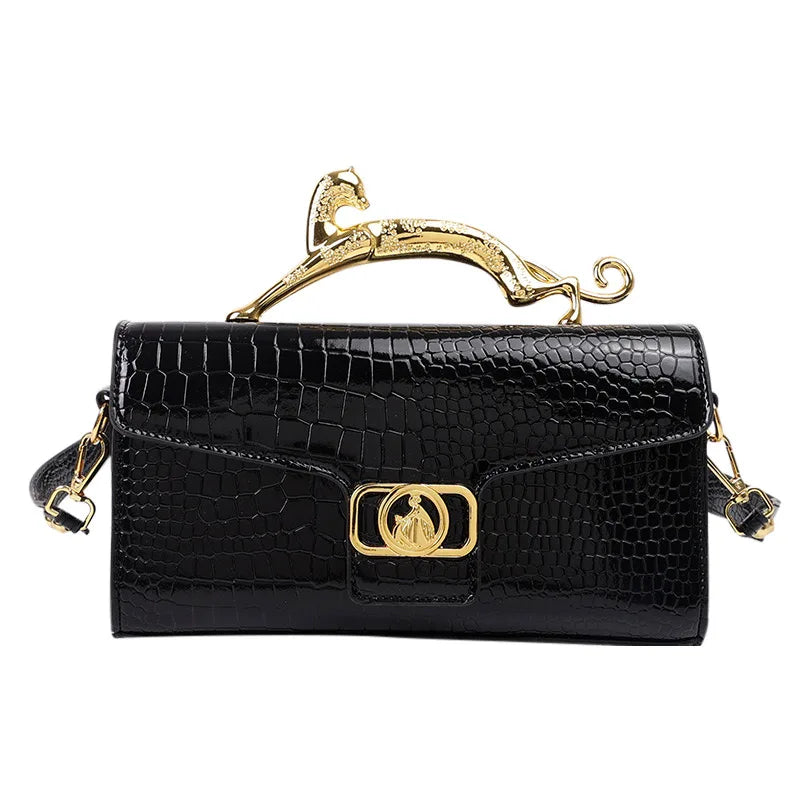 Luxury Quality Handbags For Women Patent Leather Crocodile