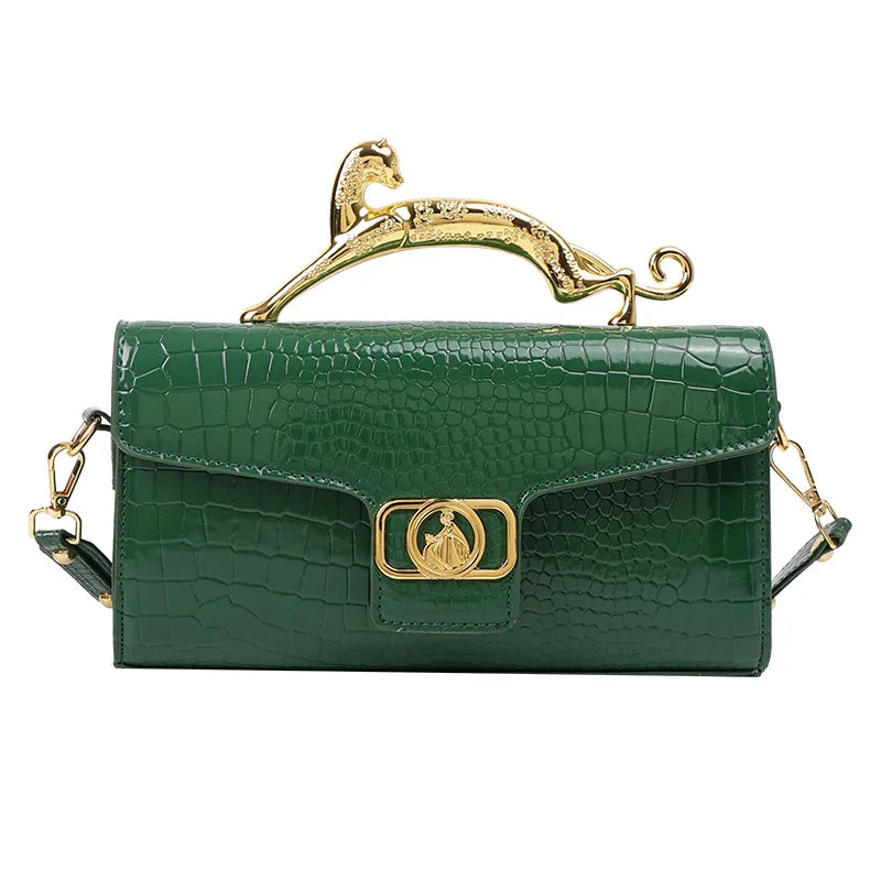 Luxury Quality Handbags For Women Patent Leather Crocodile