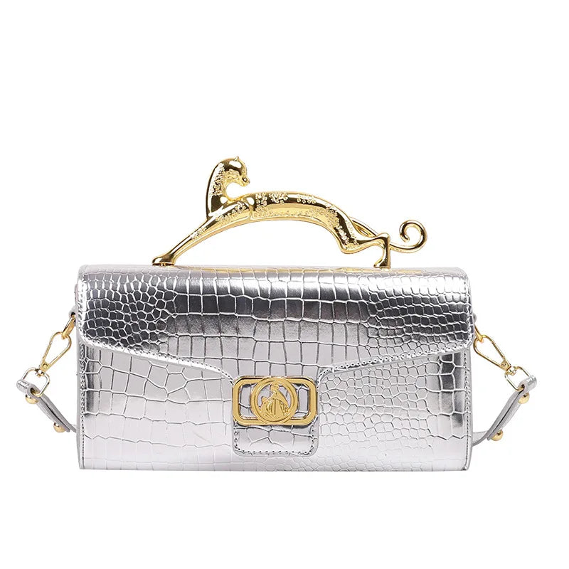 Luxury Quality Handbags For Women Patent Leather Crocodile